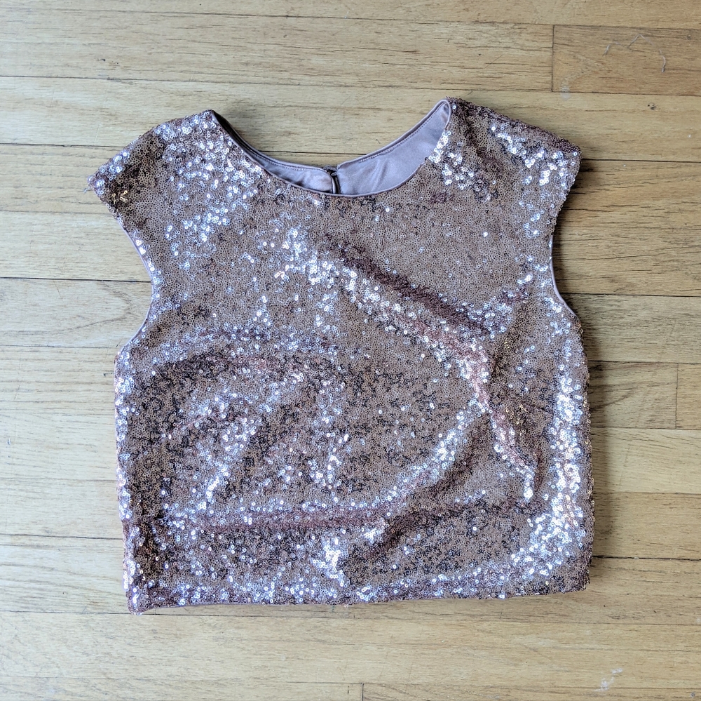 Jenny Yoo Anthropologie sequin top